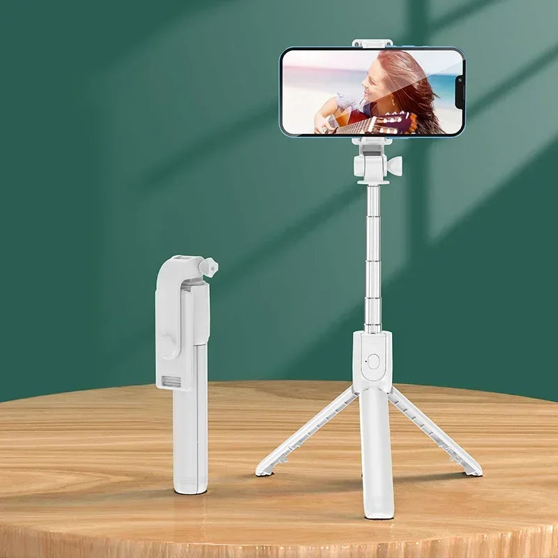 Extendable Selfie Stick Tripod with Bluetooth Remote