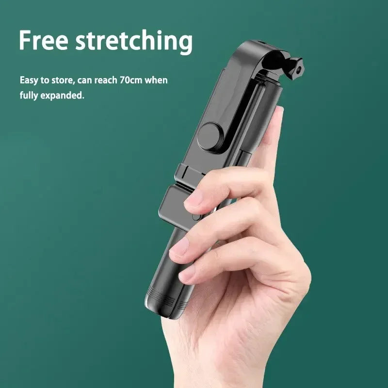 Extendable Selfie Stick Tripod with Bluetooth Remote